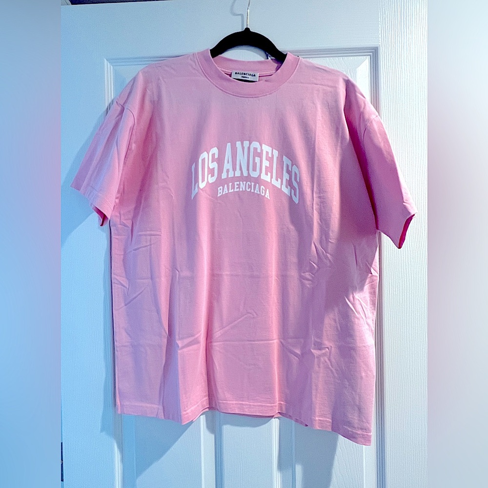 $650 NWT Balenciaga Cities Los Angeles T-Shirt Size L Large
